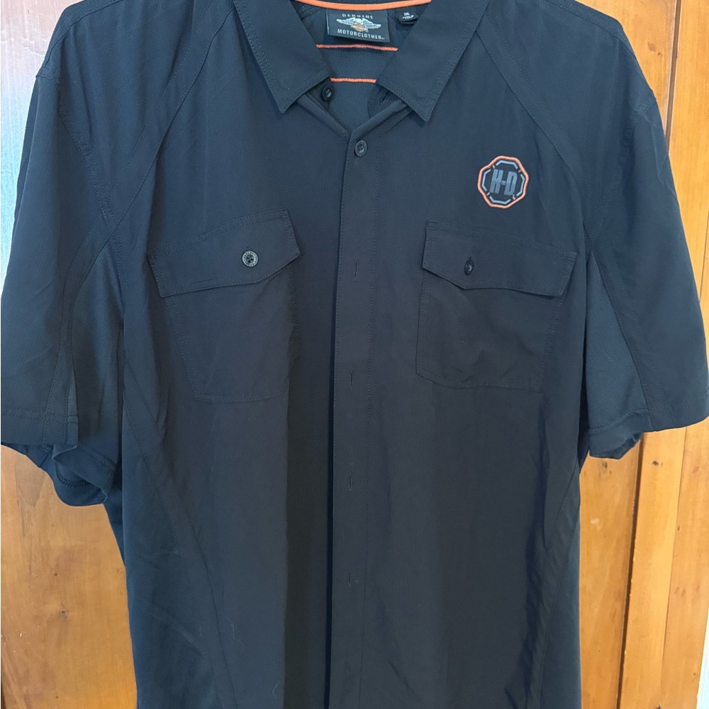 Harley-Davidson Black Button Down Shirt